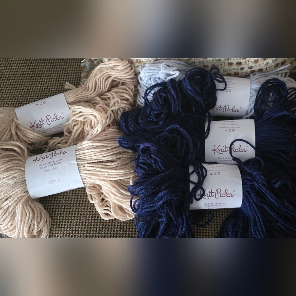 Knit Picks 5 piece Yarn Bundle Crochet, Craft, New